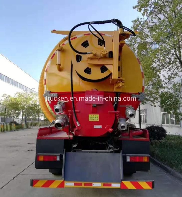 Dongfeng 35m3/35000litres Heavy Duty Vacuum Tank Sewage Suction Truck