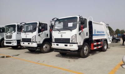 Shacman 4X2 Compressed Garbage Truck 7cbm 8cbm Garbage Transport