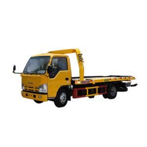Famous Brand Isuzu 4-5t 5.6m Flatbed Road Emergency Rescue Tow Wrecker Truck for Hot Sale