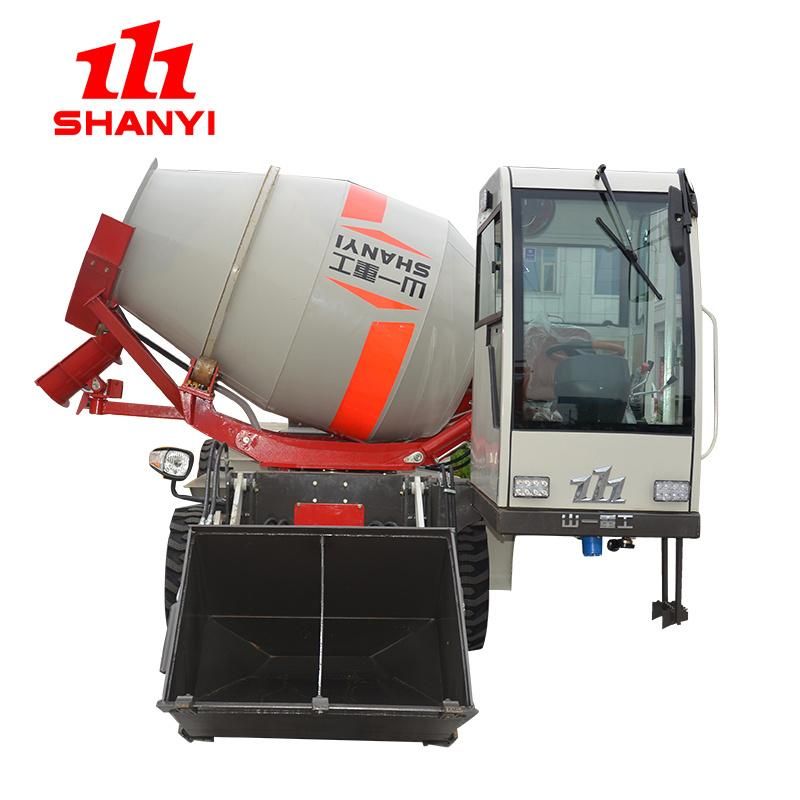 Self-Loading Concrete Mixer Truck