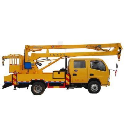 Dongfeng 12meters Aerial Work Platform, Hydraulic Work Platforms Truck, Folding Work Platform