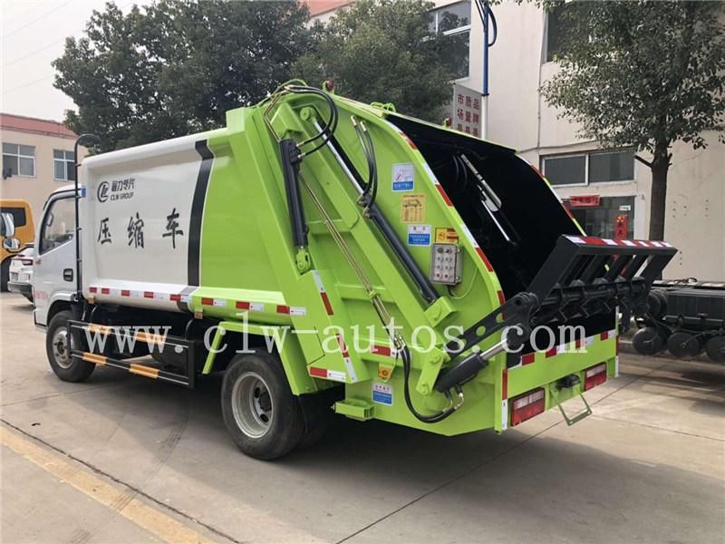 Dongfeng 4X2 6wheels 5cbm Compressed Garbage Truck