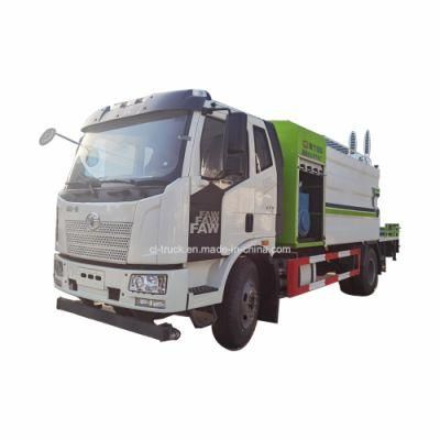 FAW Water Tank Dust Suppression Sprayer 60m 80m 100m 120m 150m Disinfection Truck with Remote Air-Feed Sprayer for Virus&#160;