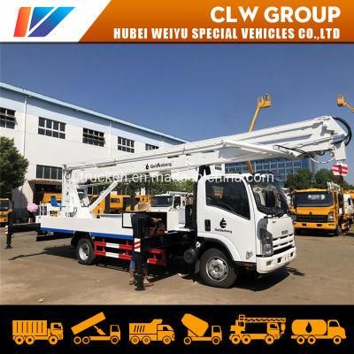 22 Meters Hydraulic Telescopic Boom Aerial Lifting Work Platform High Altitude Operation Truck with Working Bucket