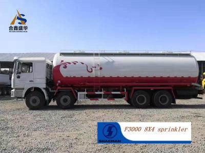 Shacman H3000/F3000/L3000/X3000 300HP 336HP 6X4 Stainless Steel Water Tank Truck Water Sprinkler Bowser Water Transportation Truck