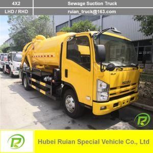 Isuzu 5000L Sewage Suction Truck for Sale