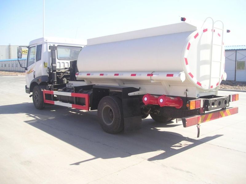 4*2 FAW 1500 Liters Water Trucks Capacity Fuel Tank Trucks 8m3