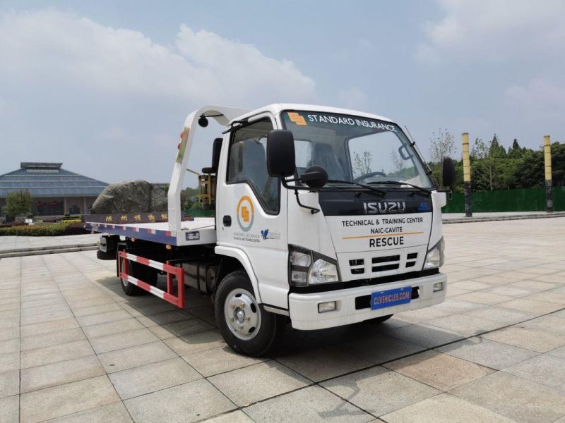 Japanese 1suzu Npr 5tons Wrecker Recovery Truck Flatbed Tow Truck