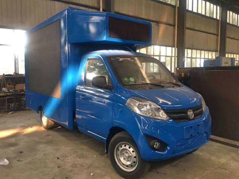 Good Quality Foton 4X2 Small Mobile Truck Advertising for Sale