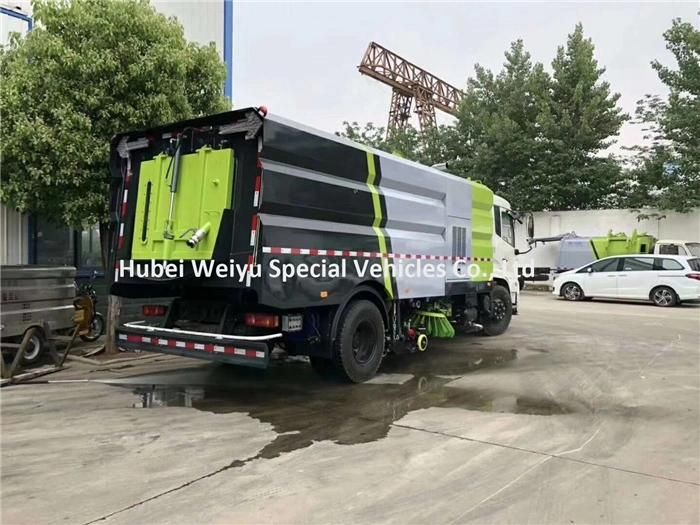 Brand New Four Brush Broom Vacuum Road Sweeper Dongfeng 12cbm Sweeper Truck for Sale