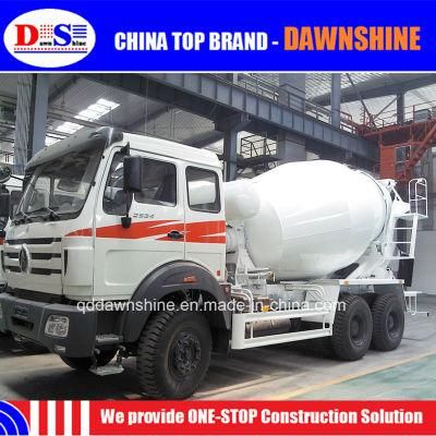 Beiben Ng80 Benz Cabin 6X4 10 Wheels 336HP 8 M3 Concrete Mixer Truck