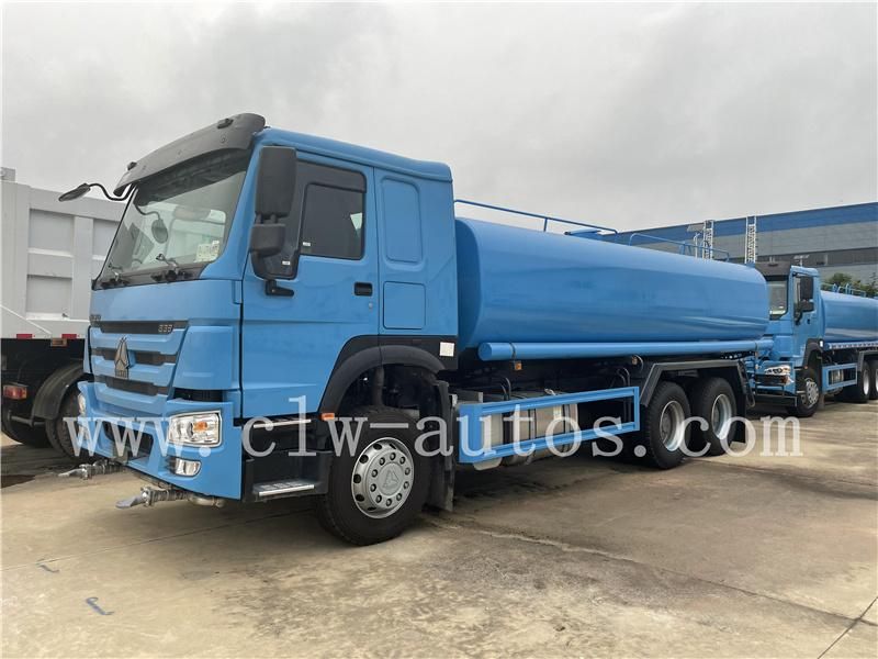 20000liters 20m3 20tons Sinotruk HOWO Water Transport Tanker Truck Water Sprinkler Water Bowser Truck