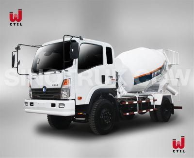 Sinotruk Light Duty Cement Mixer 3m3 Concrete Transport Truck