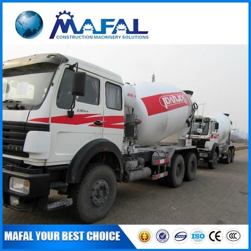 Beiben 6X4 8 Cubic Meter Mini Concrete Mixer Truck