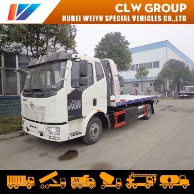 FAW 8ton 9ton 10ton Breakdown Recovery Flatbed Rescue Wrecker Towing Truck