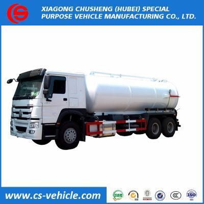 HOWO 6X4 Sewage Suction Truck 16m3 16cbm 16000L Sewage Vacuum Truck