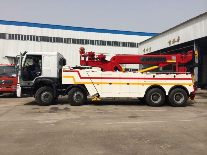 Dongfeng 12 Wheelers 30ton Wrecker Truck 40ton 300HP Integrated Towing Truck for Sale