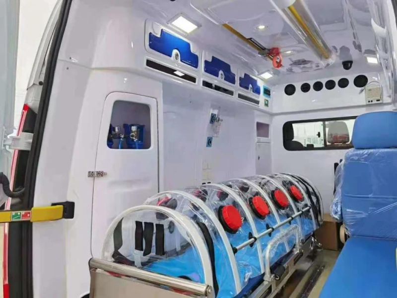 Emergency High Quality Ambulance Transit Saic Maxus V80 Standard Negative Pressure Diesel Ambulance Vehicle