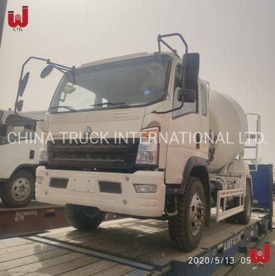 Sinotruck HOWO for Construction Work 4-5m3 Concrete Mixer Truck