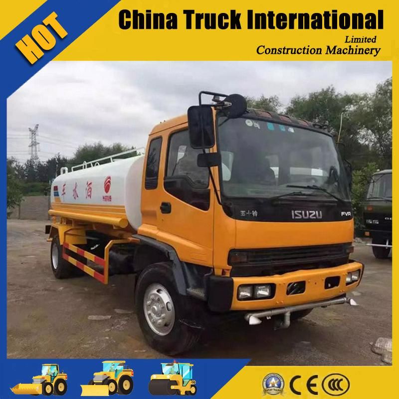 Factory Price Isuzu Fvr 4X2 6 Wheel 241 HP Water Tank Truck