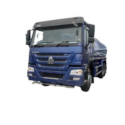 HOWO Blue Color LHD 6X4 20000liters 25000liters Watering Cart 22m3 20kl Construction Site Mobile HOWO Water Tank Vehicle