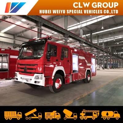 Durable Sinotruk Fire Engine Rescue HOWO 6tons Water 2t Foam 8tons Fire Fighter Truck