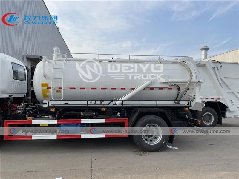 Foton 8000liters 8cbm 8tons Vacuum Sewage Suction Truck Septic Tank Truck for Sanitation Services