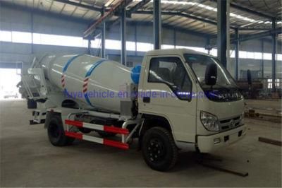 Mini Foton Forland 2m3 3m3 2cbm 3cbm Concrete Cement Mixer Truck