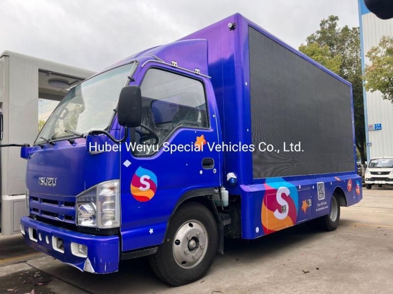 4X2 Optional Chassis Full Color LED Advertising Truck Mobile Truck Outdoor Indoor P6 P4 P5 LED Large Screen