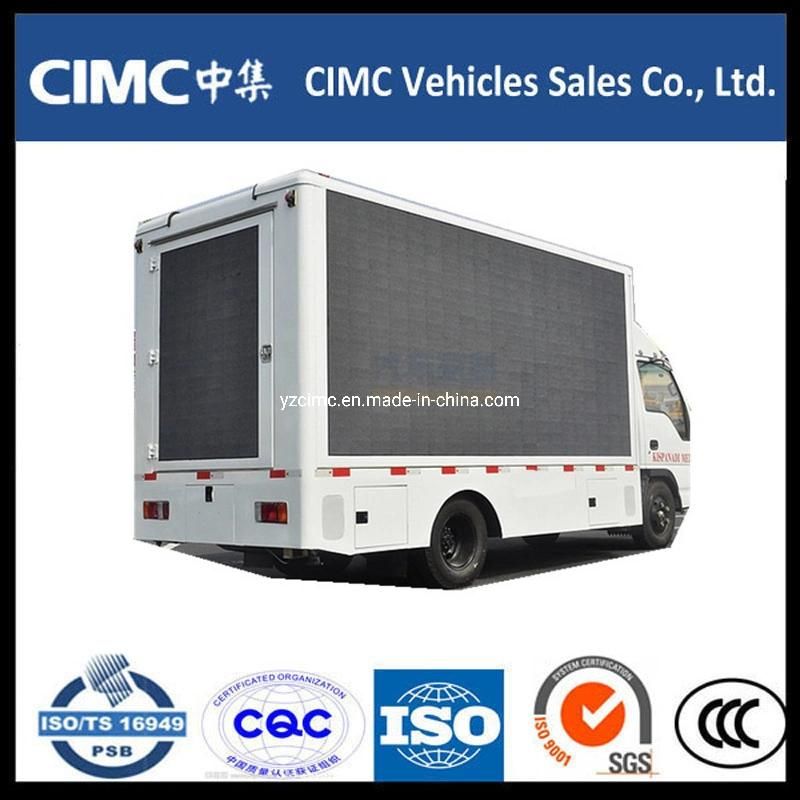 Isuzu 100p Nkrthree Side Screen Mobile LED Advertising Truck with Silent Generator