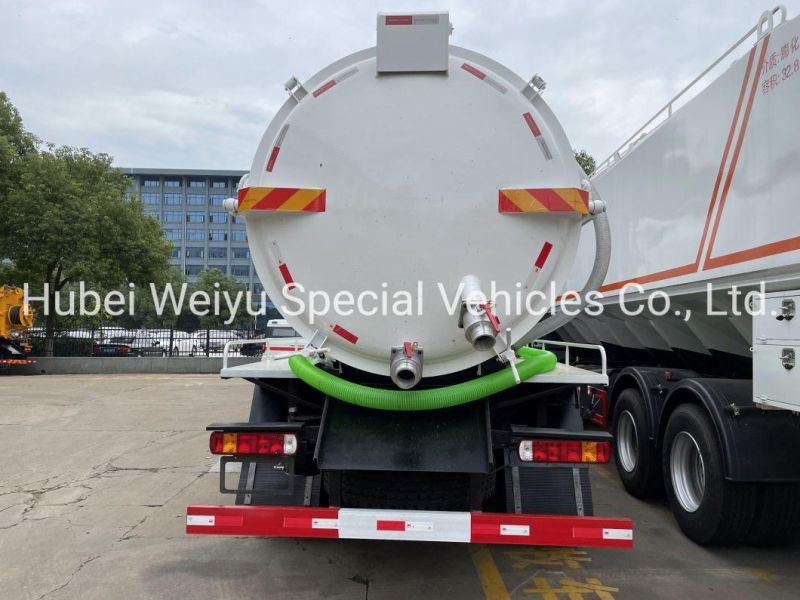 Factory Sales HOWO 6*4 16, 000 Cbm Sewer Suction Truck Special Tanker for Sewage Transportation