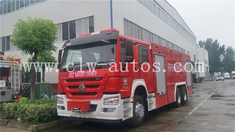 Sinotruk HOWO 6X4 371HP Fire Rescue Water and Foam Tank Truck Fire Fighting Truck Emergency Fire Engine Fire Pumper Trucks