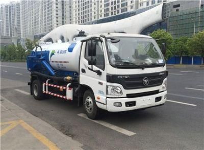 Aerosun 3.6cbm Foton Cgj5081gxwe6 Sewerage Collector/Vacuum Truck with Japan Morita Vacuum Pump