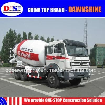 Beiben Ng80 3 Axle 6*4 10 Wheels 375HP 10m3 Rhd LHD Concrete Mixer Truck for Africa Asia