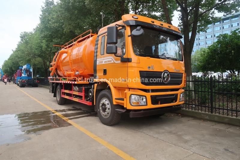Shacman L3000 4X2 Sewage Suction Truck 12m3 14m2 10m3