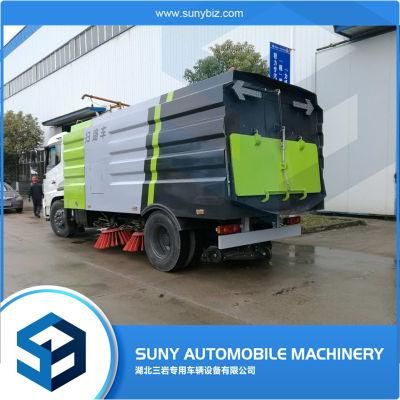 12cbm China Dongfeng 6wheels Road Street Sweeper Sweeping Vehicle Car Truck