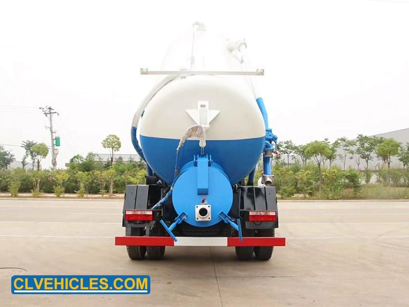 Dongfeng 10cbm 6wheeler High Pressure Vacuum Sewage Suction Truck