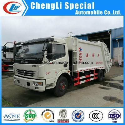 4X2 Dongfeng 5cbm Garbage Compactor Truck