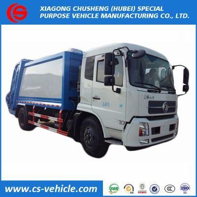 Hot Sell DFAC 4X2 8 Tons Compression Sanitation Garbage Truck Compactor Garbage Truck 6m3 Price