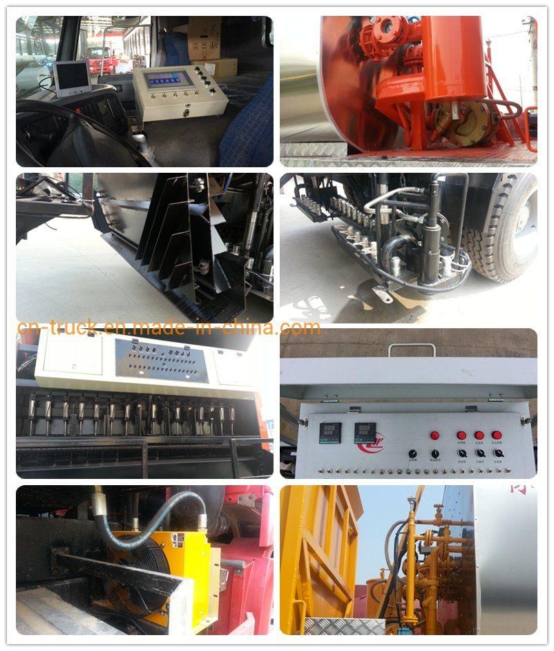 6*4 Asphalt Paver Synchronous Chip Sealer Truck for Sale