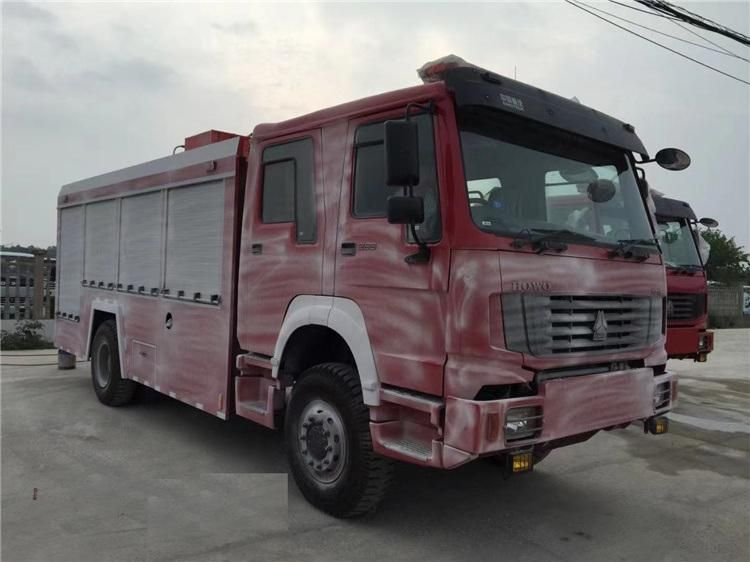 Export to Pakistan Sinotruk HOWO 4*4 Foam Fire Truck