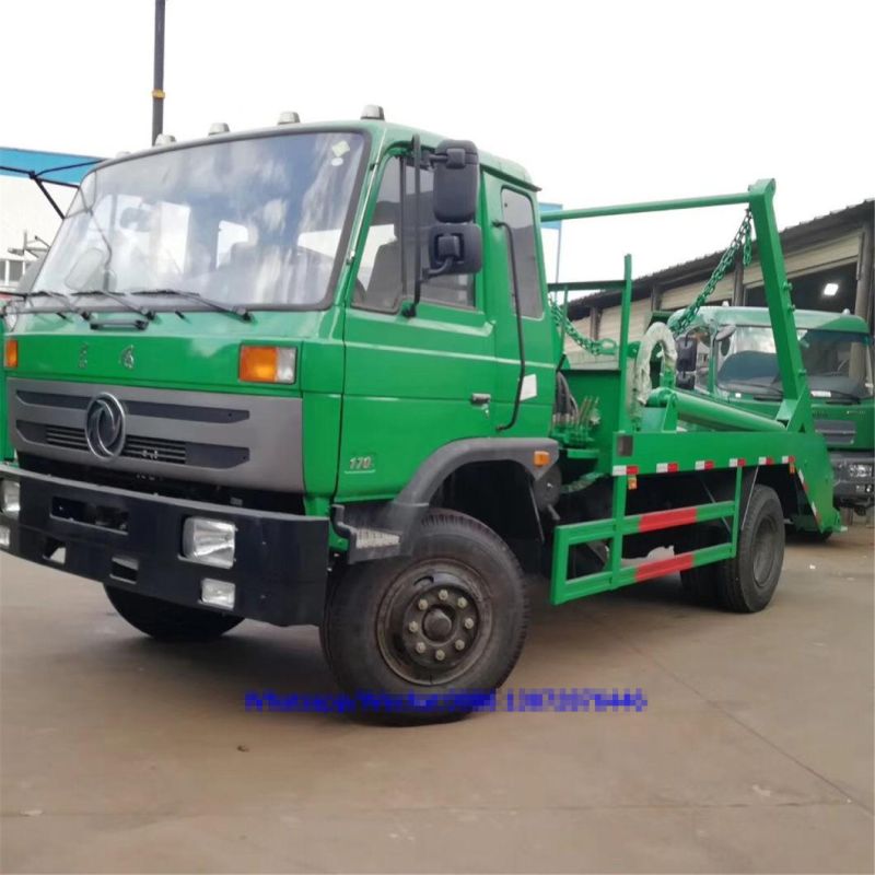 Dongfeng 145 Type Swing Arm Side Loader Garbage Truck