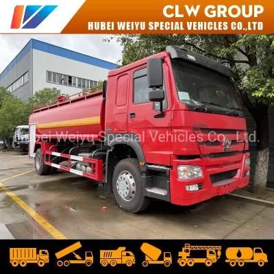 Sinotruk HOWO 4X2 15cbm 15000liters Fire Fighting Truck Water Tank Spraying Truck