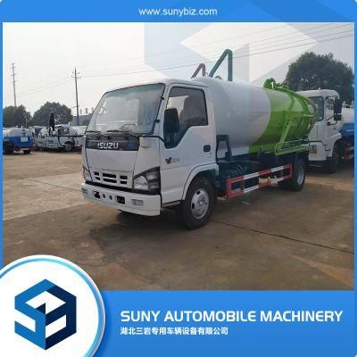 I Suzu Mini Septic Tank 5cbm Lavatory Truck Export to Philippines