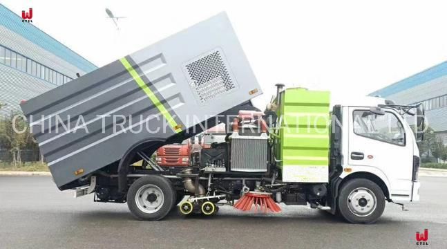 Original Dongfneg 4X2 Road Vacuum Cleaner Truck/Sweeper Truck for Africa