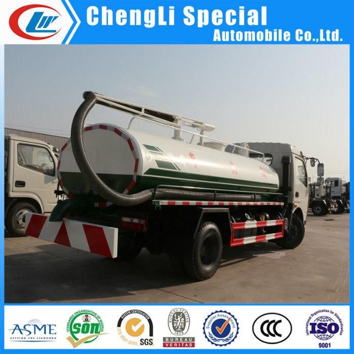 Dongfeng 5cbm 5000liters Vacuum Fecal Suciton Truck