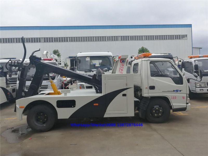 China Brand Jmc 4X2 Mini Road 3tons 4mt Wrecker Truck