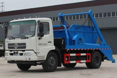 China Truck Dongfeng 4X2 12cbm Swing Arm Garbage Collection Skip Loader Waste Garbage Truck