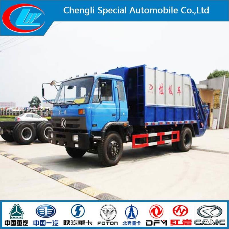 Dongfeng Low Price 8cbm Garbage Compactor Truck