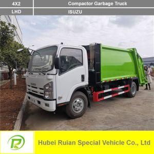 Isuzu 6m3 Garbage Trucks for Sale Compactor Garbage Truck
